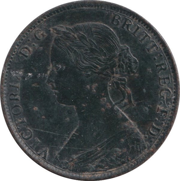 1861 HALFPENNY ( EF ) - Halfpenny - Cambridgeshire Coins