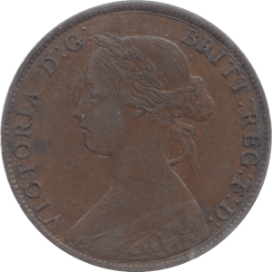 1861 HALFPENNY ( EF ) - Halfpenny - Cambridgeshire Coins