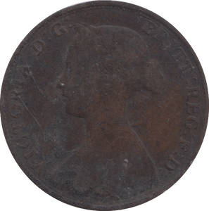 1861 HALFPENNY ( F ) 1 - Halfpenny - Cambridgeshire Coins