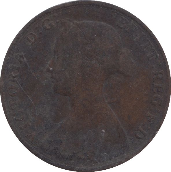 1861 HALFPENNY ( F ) 1 - Halfpenny - Cambridgeshire Coins