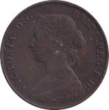 1861 HALFPENNY ( VF ) - Halfpenny - Cambridgeshire Coins