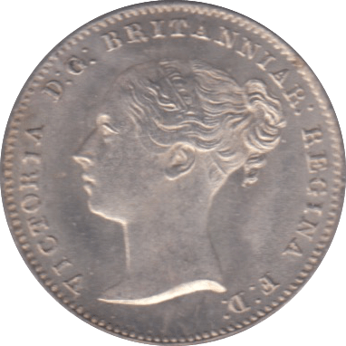 1861 MAUNDY THREEPENCE ( BU ) - Maundy Coins - Cambridgeshire Coins