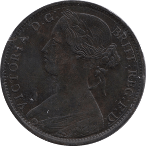 1861 PENNY ( EF ) BEADED - Penny - Cambridgeshire Coins