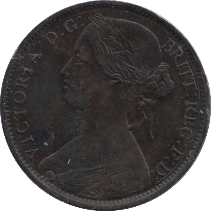 1861 PENNY ( EF ) BEADED - Penny - Cambridgeshire Coins