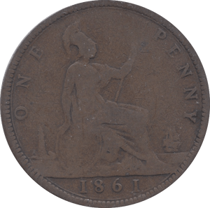 1861 PENNY ( FAIR ) - Penny - Cambridgeshire Coins