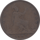 1861 PENNY ( FAIR ) - Penny - Cambridgeshire Coins