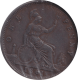 1861 PENNY ( GVF ) - Penny - Cambridgeshire Coins