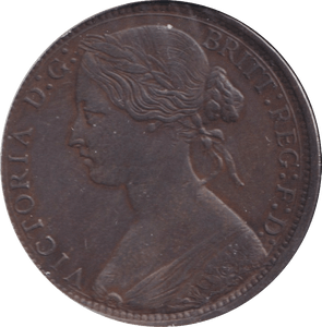 1861 PENNY ( GVF ) - Penny - Cambridgeshire Coins