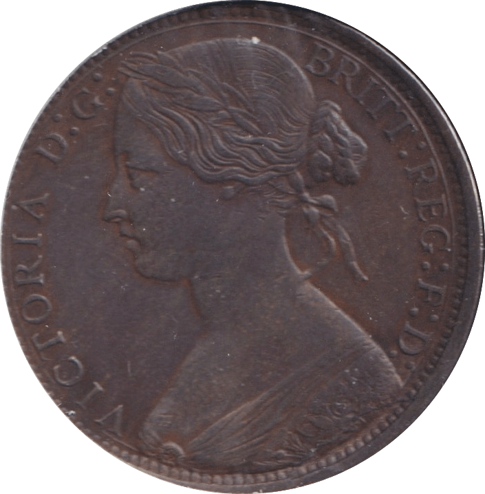 1861 PENNY ( GVF ) - Penny - Cambridgeshire Coins