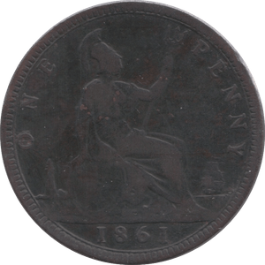 1861 PENNY ( NF ) - Penny - Cambridgeshire Coins