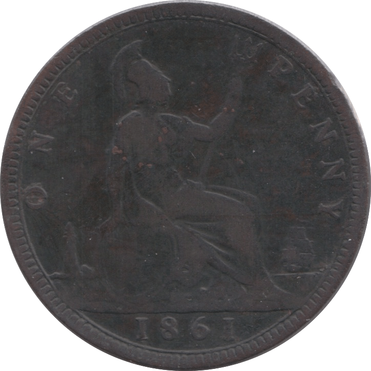 1861 PENNY ( NF ) - Penny - Cambridgeshire Coins