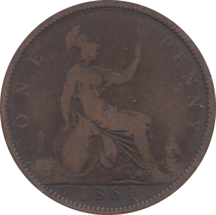 1861 PENNY ( NF ) - Penny - Cambridgeshire Coins