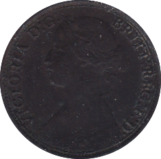 1862 FARTHING ( EF ) B - Farthing - Cambridgeshire Coins