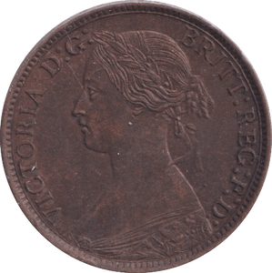 1862 FARTHING ( EF ) - Farthing - Cambridgeshire Coins