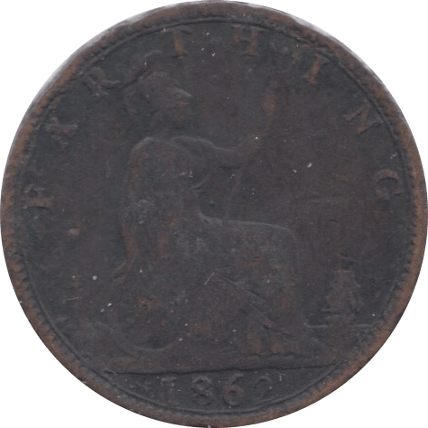 1862 FARTHING ( FAIR ) - Farthing - Cambridgeshire Coins