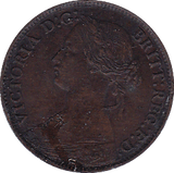 1862 FARTHING ( GVF ) - Farthing - Cambridgeshire Coins