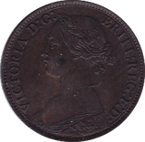 1862 FARTHING ( UNC ) - Farthing - Cambridgeshire Coins