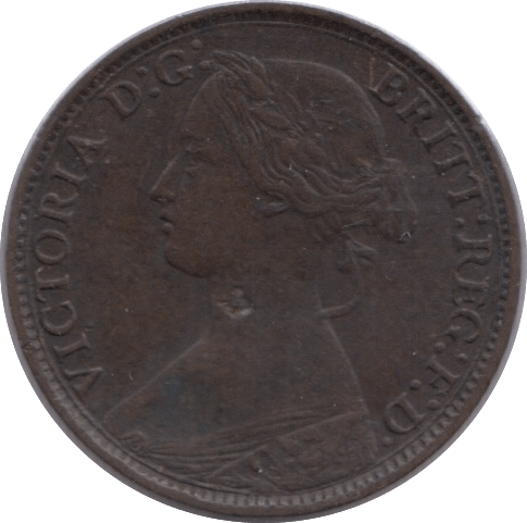 1862 FARTHING ( VF ) - Farthing - Cambridgeshire Coins