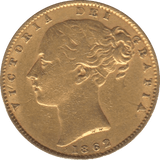 1862 GOLD SOVEREIGN ( VF ) - Sovereign - Cambridgeshire Coins