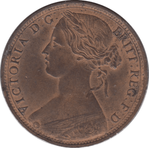 1862 PENNY ( EF ) 6 - Penny - Cambridgeshire Coins