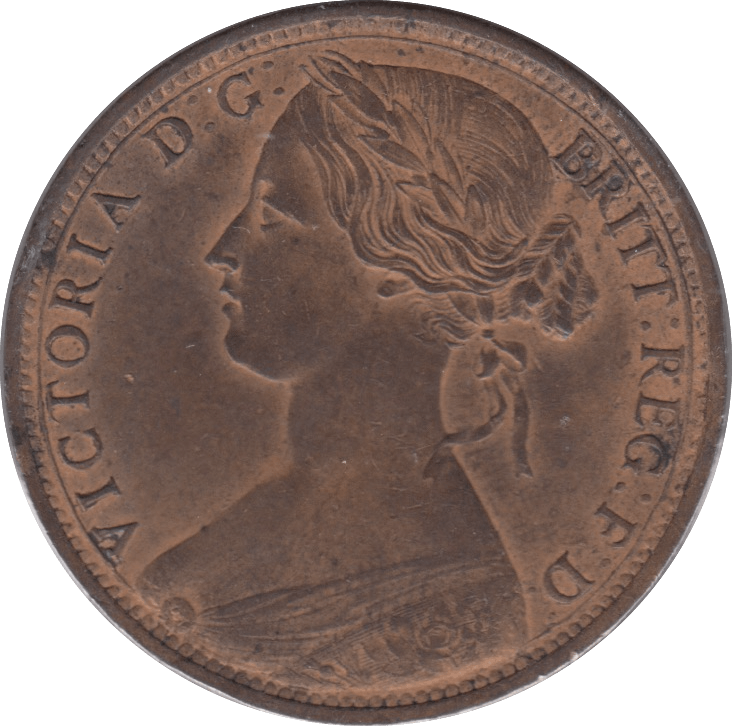 1862 PENNY ( EF ) 6 - Penny - Cambridgeshire Coins