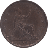 1862 PENNY ( EF ) 7 - Penny - Cambridgeshire Coins