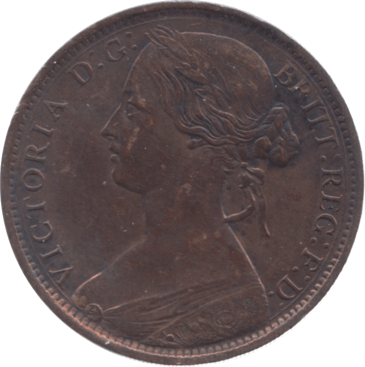 1862 PENNY ( EF ) 7 - Penny - Cambridgeshire Coins