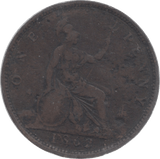 1862 PENNY ( FINE ) 24 - Penny - Cambridgeshire Coins