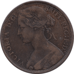 1862 PENNY ( VF ) - Penny - Cambridgeshire Coins