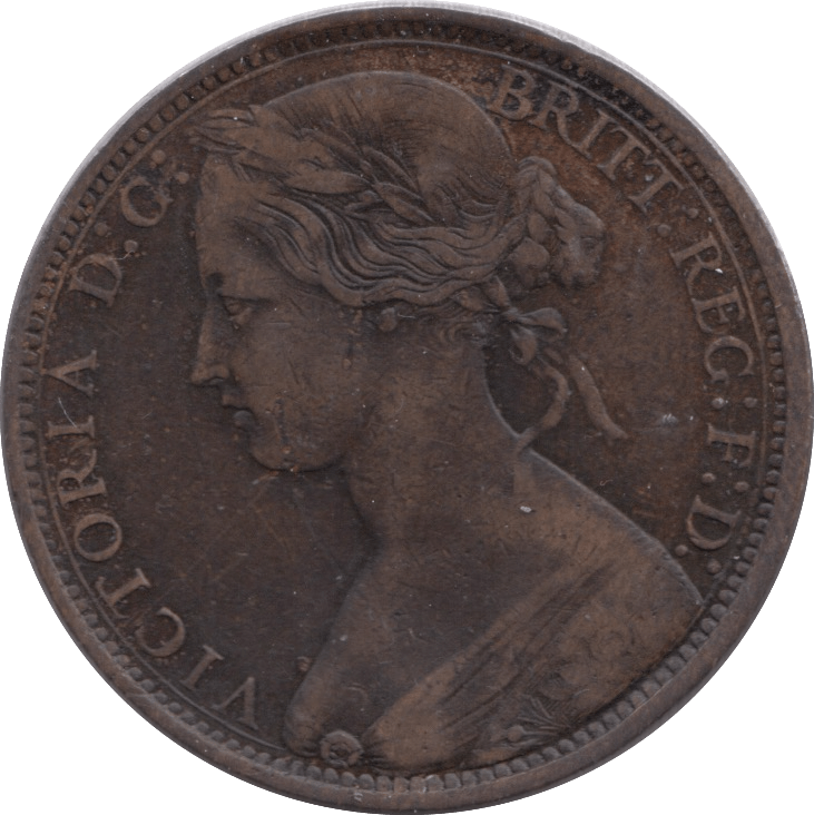 1862 PENNY ( VF ) - Penny - Cambridgeshire Coins