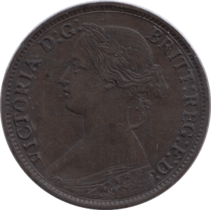 1863 FARTHING ( EF ) - Farthing - Cambridgeshire Coins