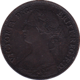 1863 FARTHING ( EF ) - Farthing - Cambridgeshire Coins