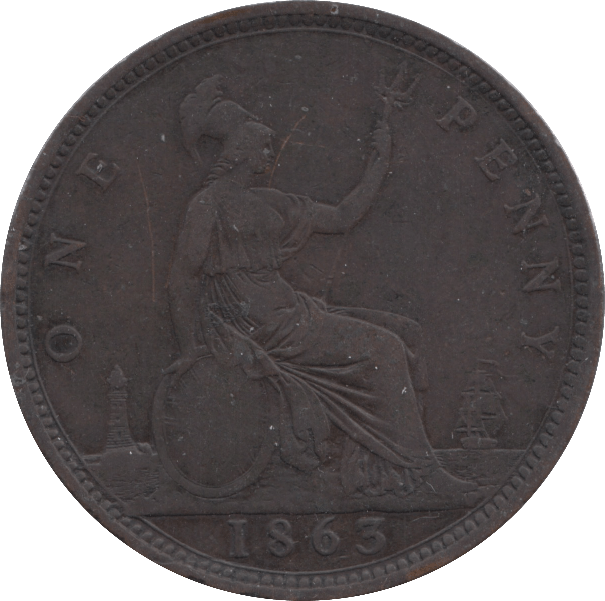 1863 PENNY GF 1 Cambridgeshire Coins Cambridgeshire Coins