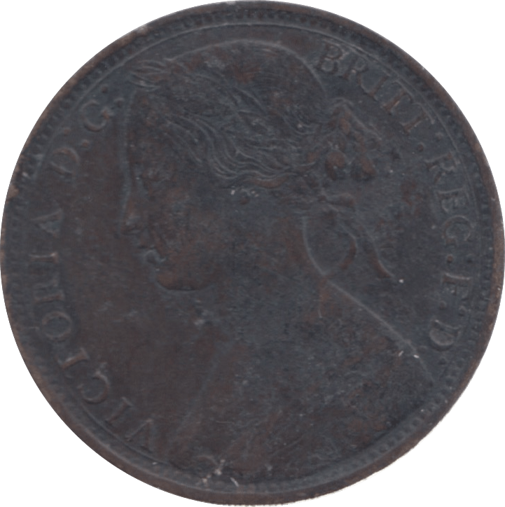 1863 PENNY ( GVF ) 1 - Penny - Cambridgeshire Coins