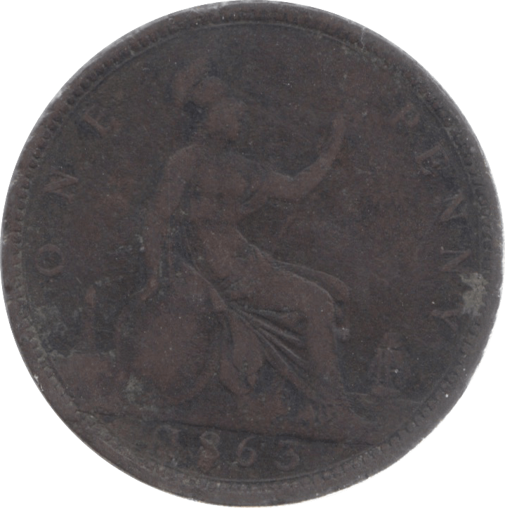 1863 PENNY ( NF ) 24 - Penny - Cambridgeshire Coins