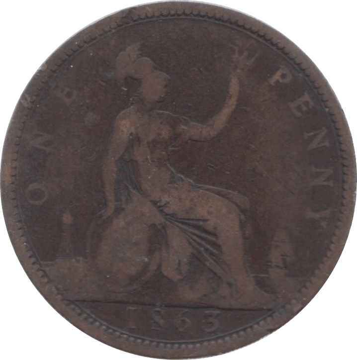 1863 PENNY ( NF ) 4 - Penny - Cambridgeshire Coins