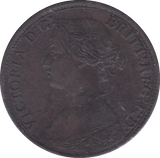 1864 FARTHING ( EF ) - Farthing - Cambridgeshire Coins