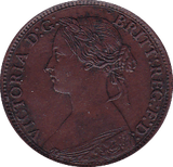 1864 FARTHING ( UNC ) - Farthing - Cambridgeshire Coins