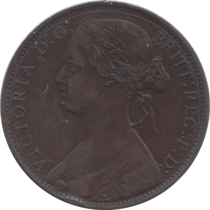 1864 PENNY ( GVF ) 7 - Penny - Cambridgeshire Coins