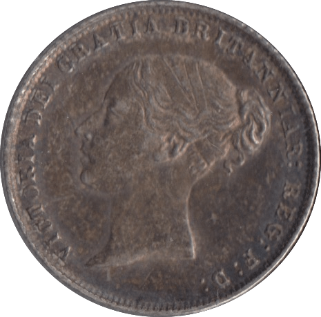 1864 SIXPENCE ( GVF ) DIE 30 - Sixpence - Cambridgeshire Coins