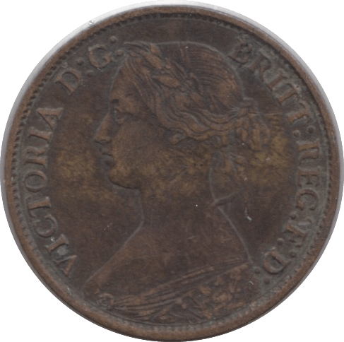 1865 FARTHING ( GF ) - Farthing - Cambridgeshire Coins