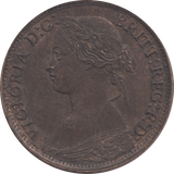 1865 FARTHING ( UNC ) - Farthing - Cambridgeshire Coins