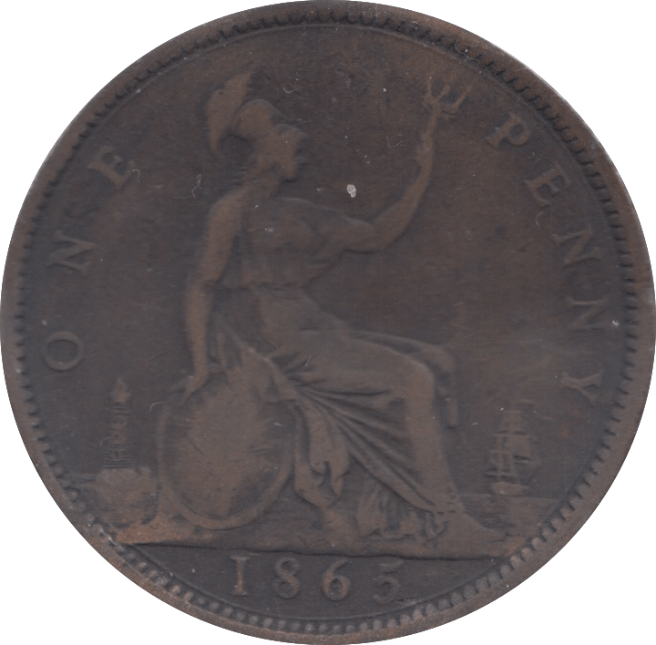 1865 PENNY ( FINE ) - Penny - Cambridgeshire Coins