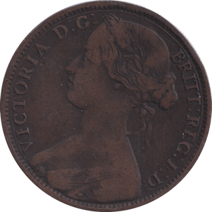 1865 PENNY ( FINE ) - PENNY - Cambridgeshire Coins