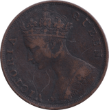 1866 1 CENT HONG KONG - WORLD COINS - Cambridgeshire Coins