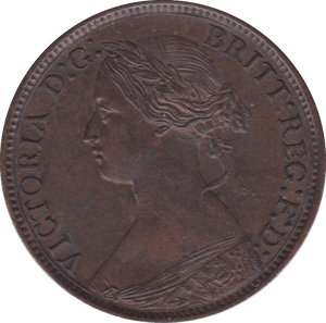 1866 FARTHING ( AUNC ) - Farthing - Cambridgeshire Coins