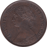 1866 FARTHING ( AUNC ) - Farthing - Cambridgeshire Coins