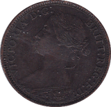 1866 FARTHING ( EF ) - Farthing - Cambridgeshire Coins