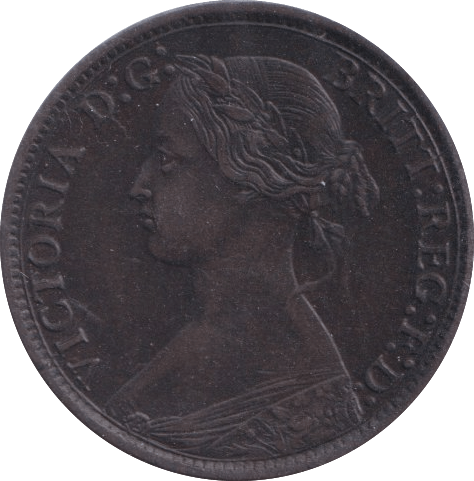 1866 FARTHING ( EF ) - Farthing - Cambridgeshire Coins