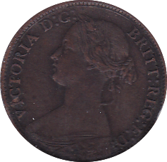 1866 FARTHING (F) - Farthing - Cambridgeshire Coins